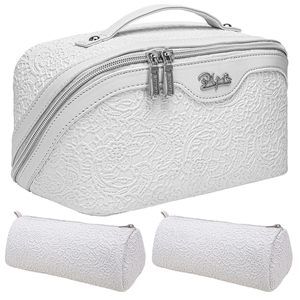 Travel Makeup Bags Cosmetic Organizer Bag: 3-set Large Capacity Make Up Bag -😄